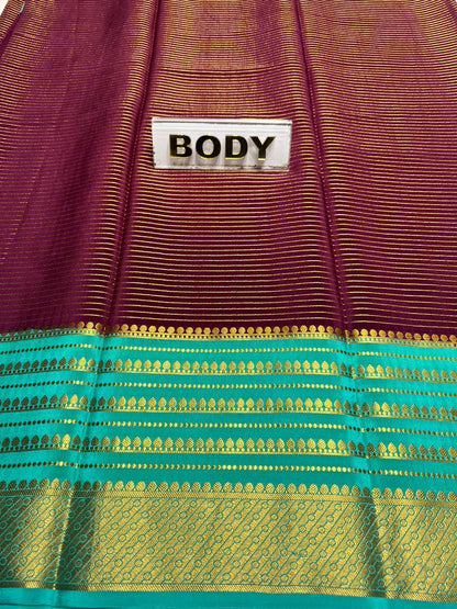 Pure Mysore Silk Saree.