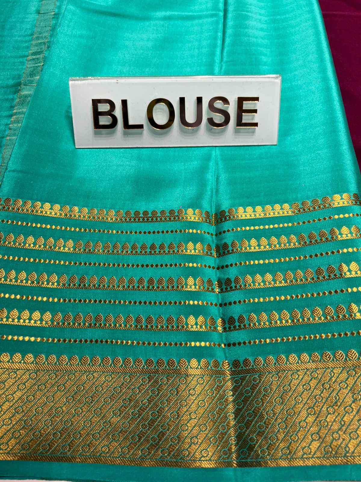 Pure Mysore Silk Saree.