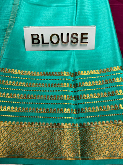 Pure Mysore Silk Saree.