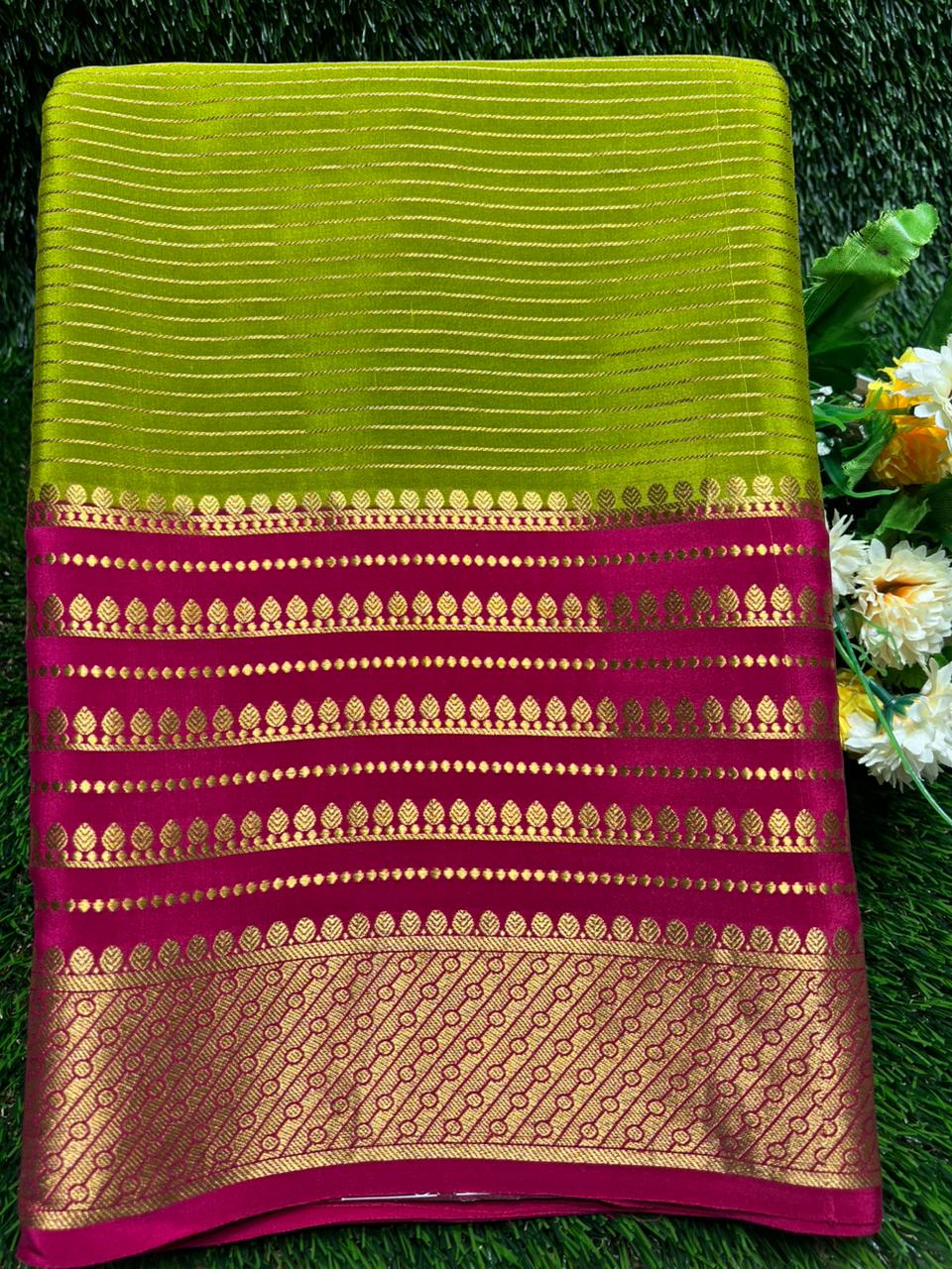 Pure Mysore Silk Saree.