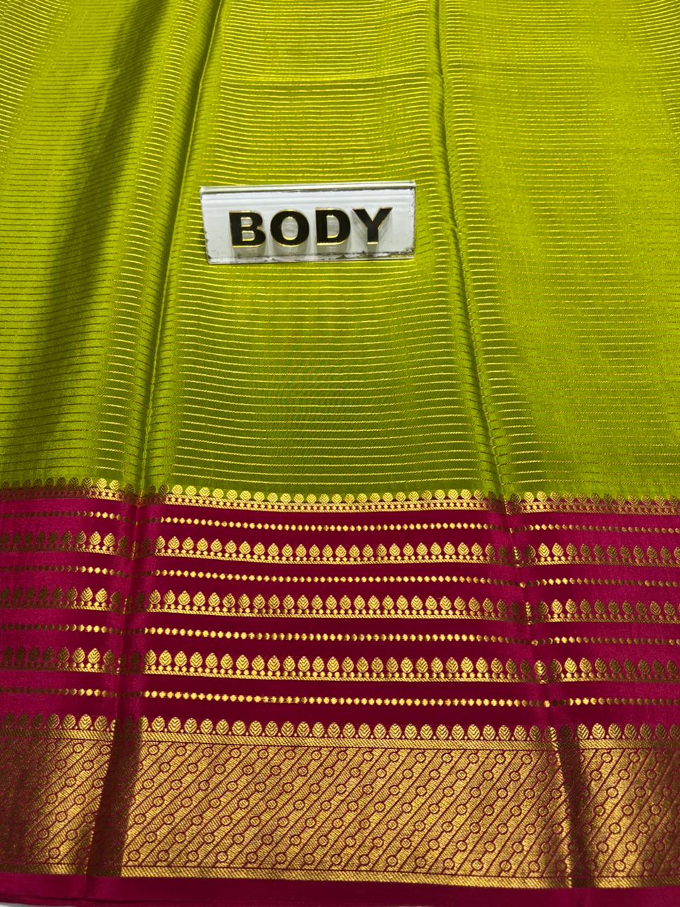 Pure Mysore Silk Saree.