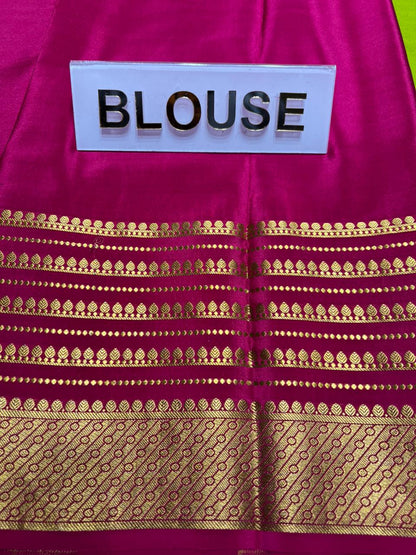 Pure Mysore Silk Saree.