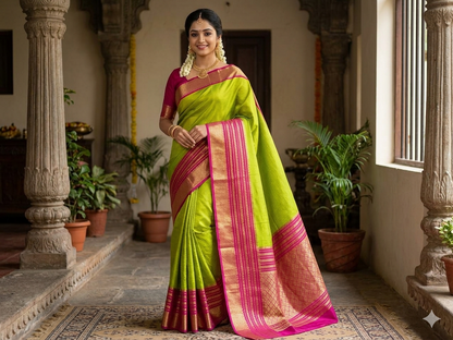Pure Mysore Silk Saree.