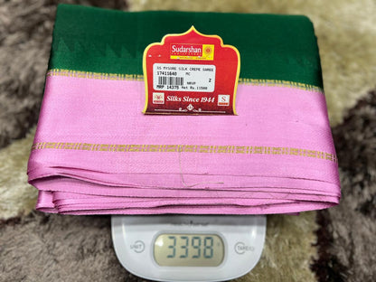 Pure Mysore Silk Saree.( 100 Gsm )