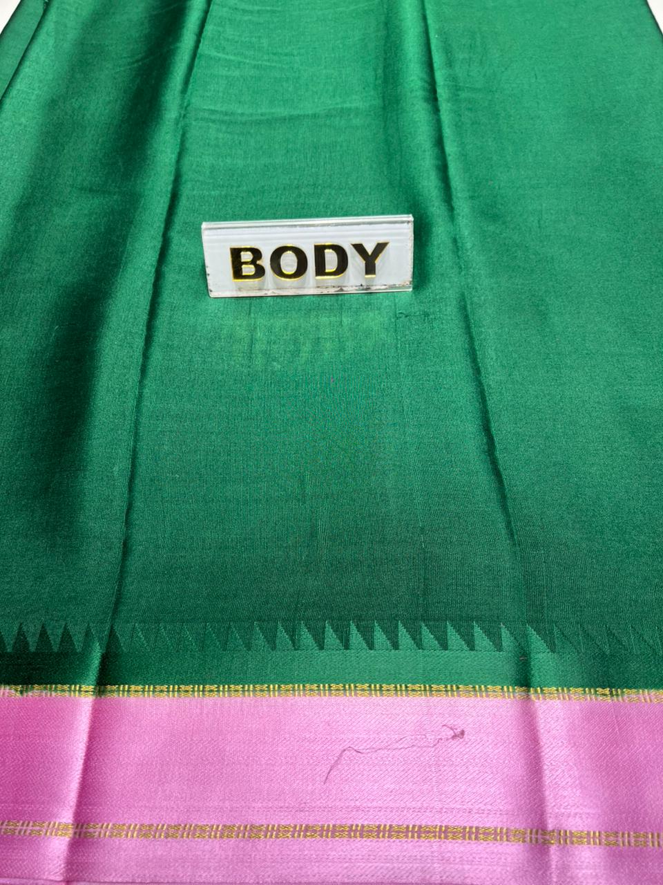 Pure Mysore Silk Saree.