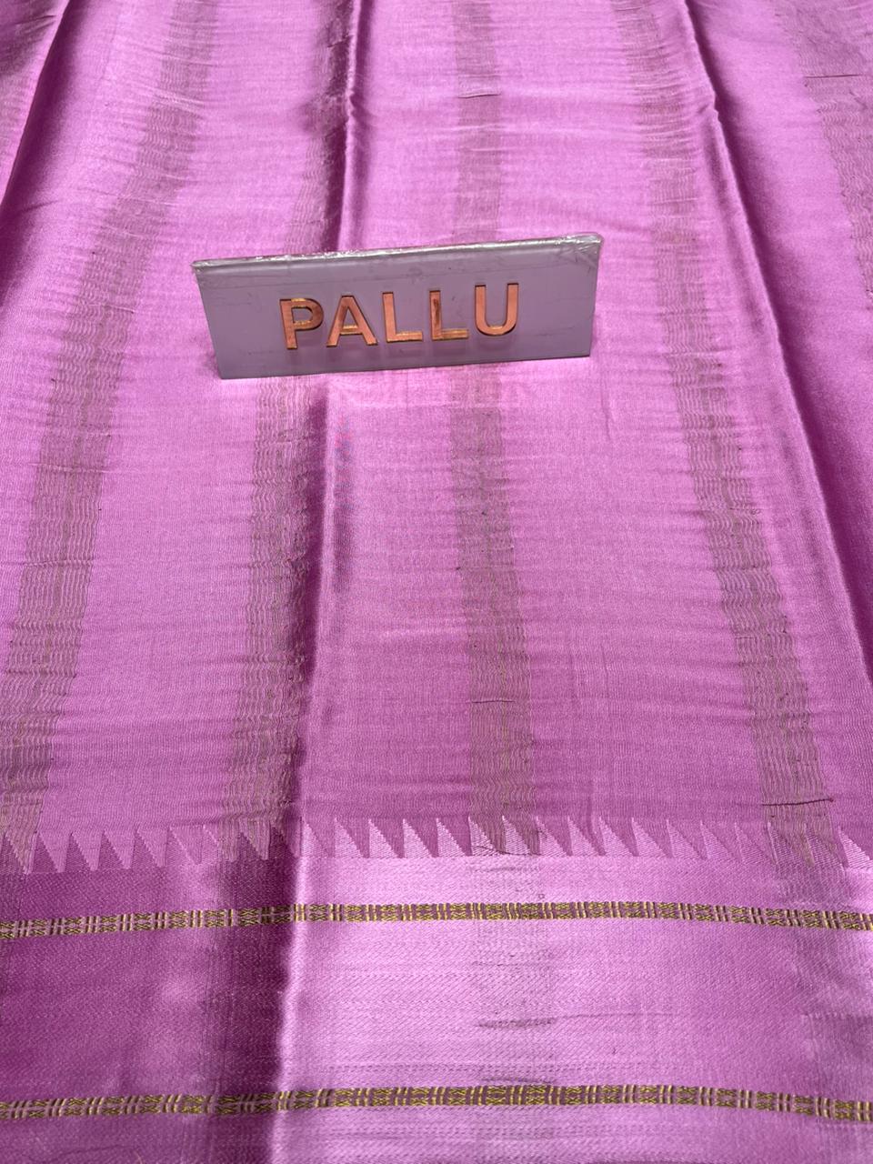 Pure Mysore Silk Saree.