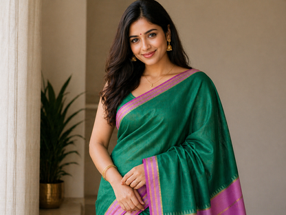 Pure Mysore Silk Saree.