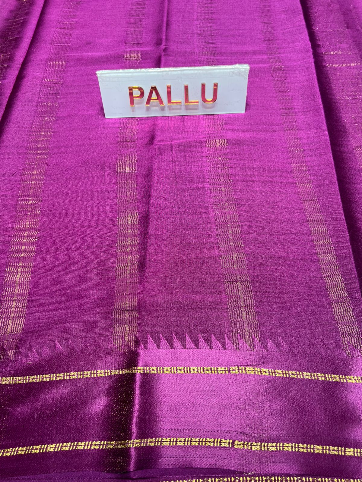 Pure Mysore Silk Saree.