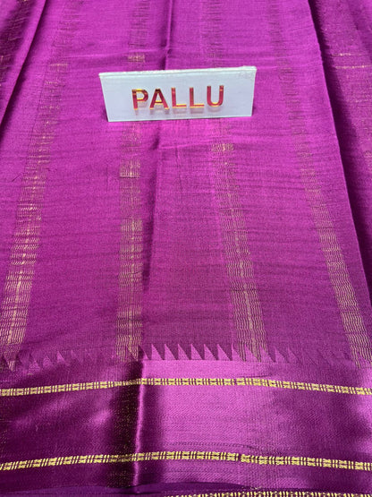 Pure Mysore Silk Saree.