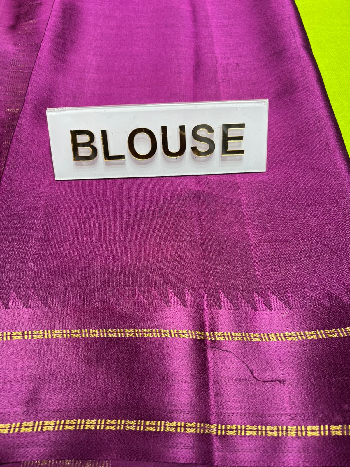 Pure Mysore Silk Saree.