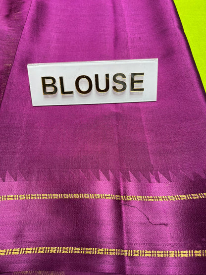 Pure Mysore Silk Saree.