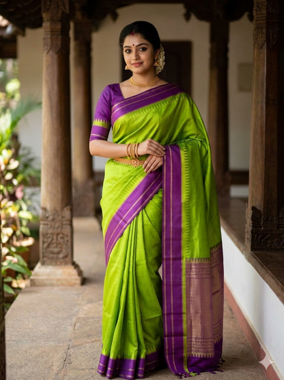 Pure Mysore Silk Saree.