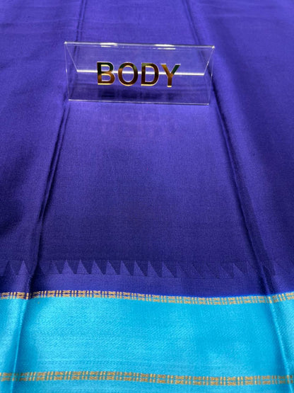 Pure Mysore Silk Saree.( 100 Gsm )