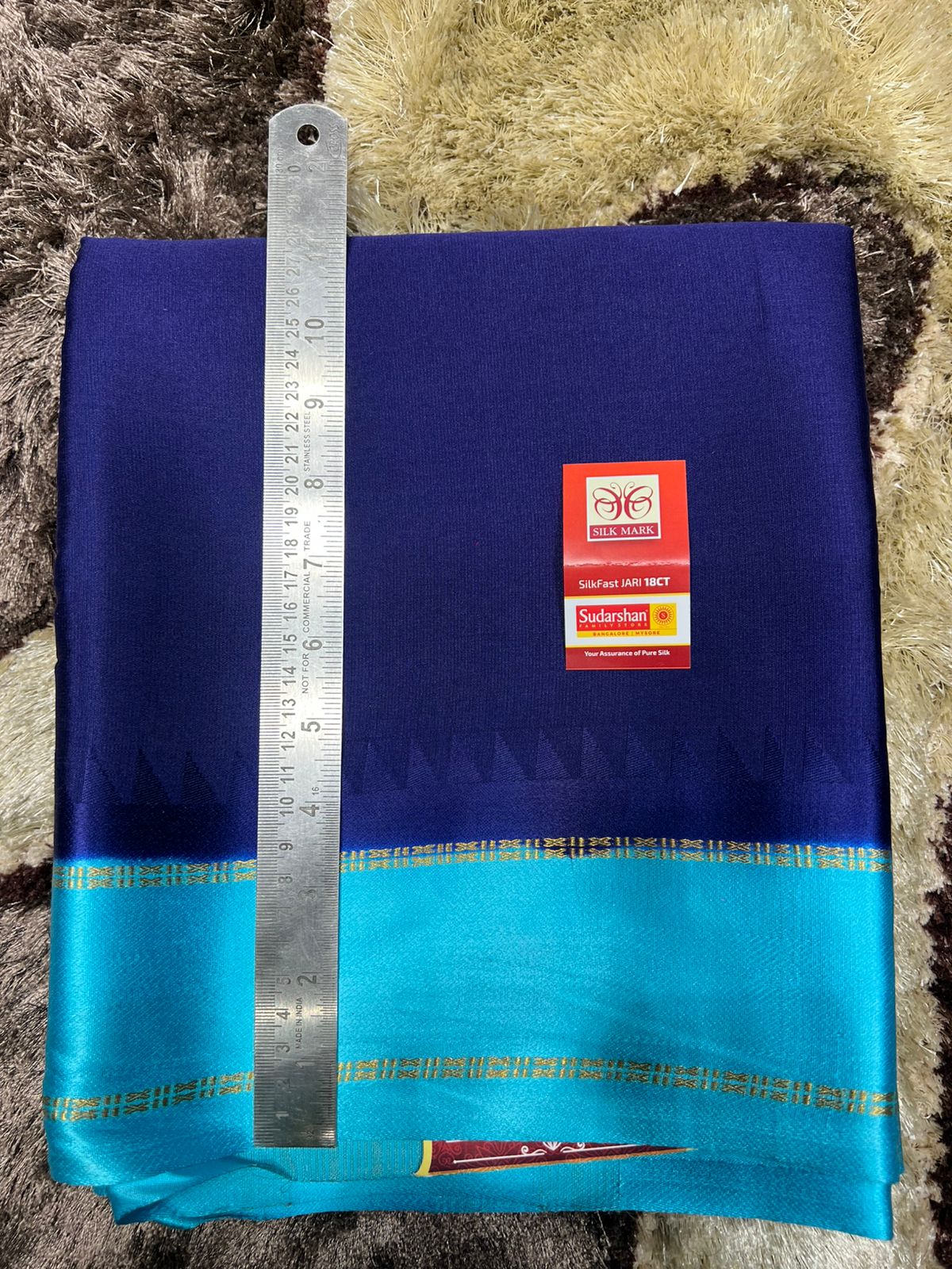Pure Mysore Silk Saree.( 100 Gsm )