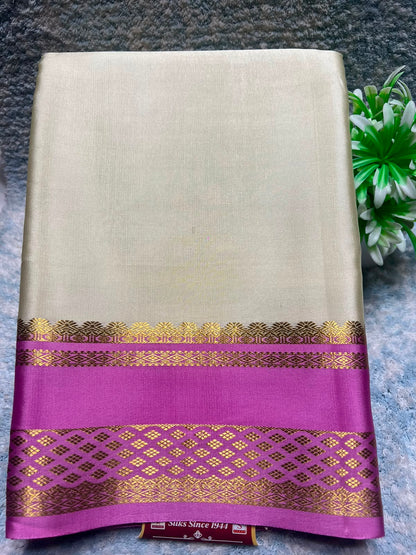 Pure Mysore Silk Saree.