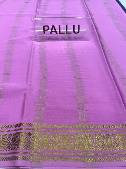 Pure Mysore Silk Saree.