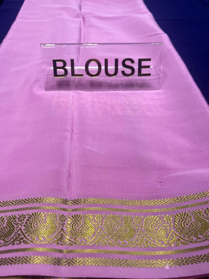 Pure Mysore Silk Saree.