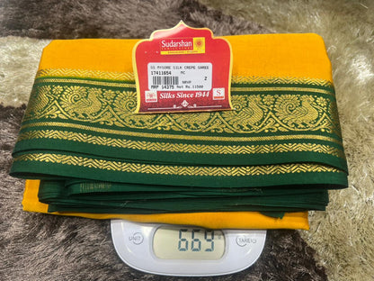 Pure Mysore Silk Saree.
