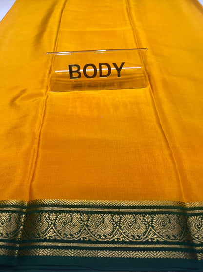 Pure Mysore Silk Saree.