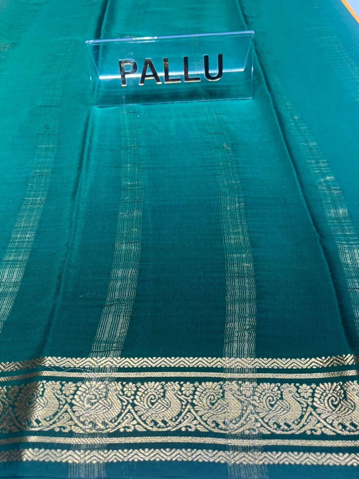 Pure Mysore Silk Saree.