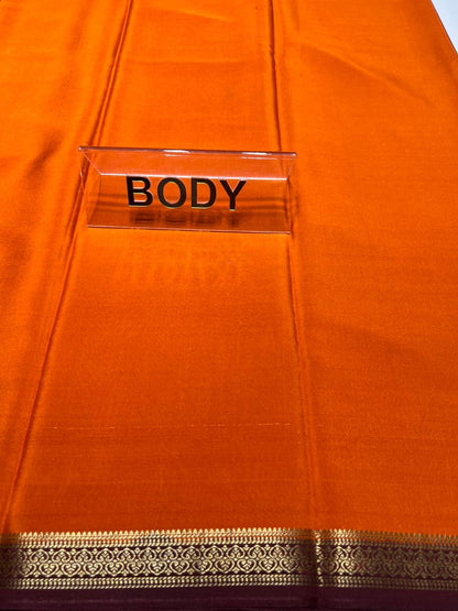Pure Mysore Silk Saree.