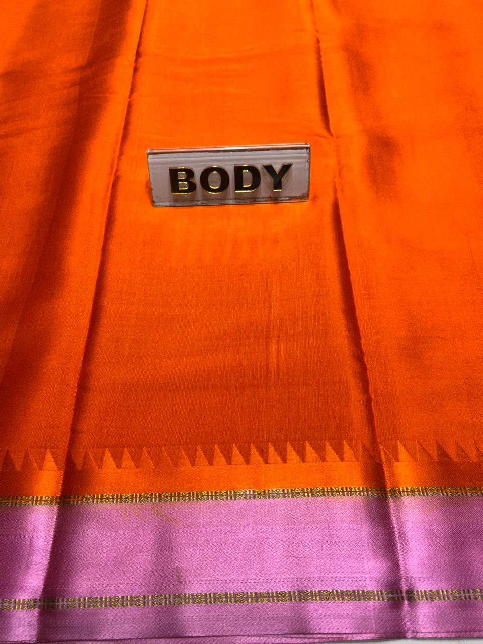 Pure Mysore Silk Saree.