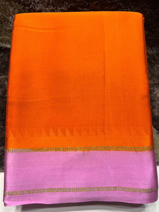 Pure Mysore Silk Saree(100 Gsm)