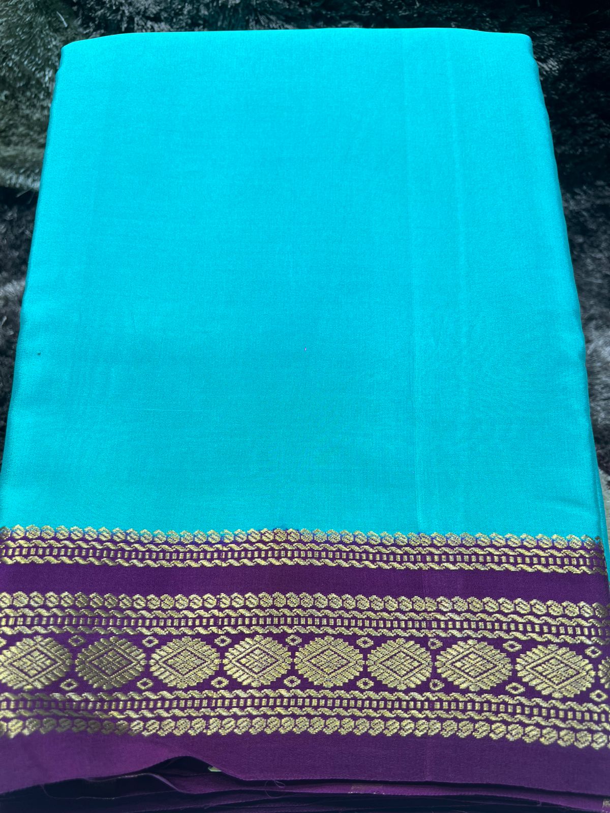 Pure Mysore Silk Saree.( 100 Gsm )