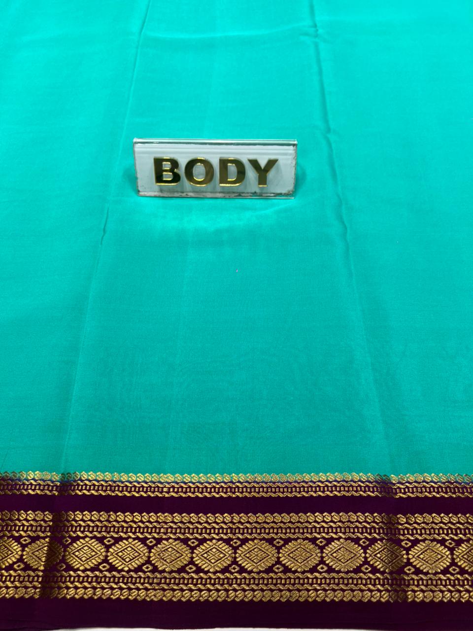 Pure Mysore Silk Saree.