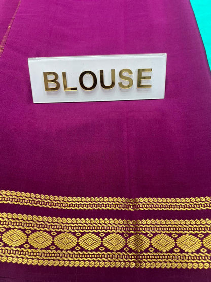 Pure Mysore Silk Saree.