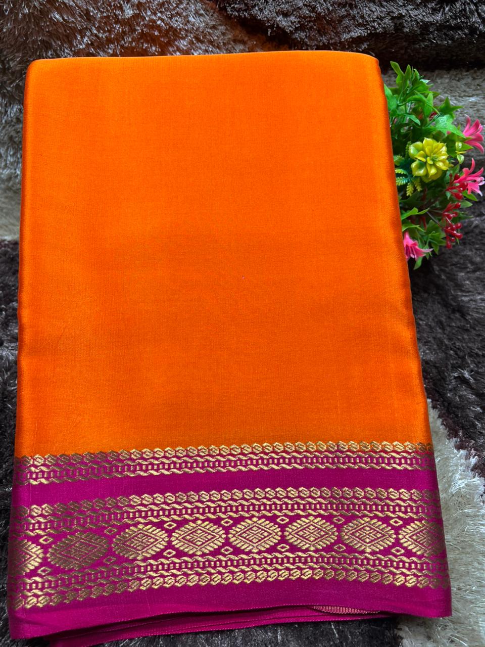 Pure Mysore Silk Saree.