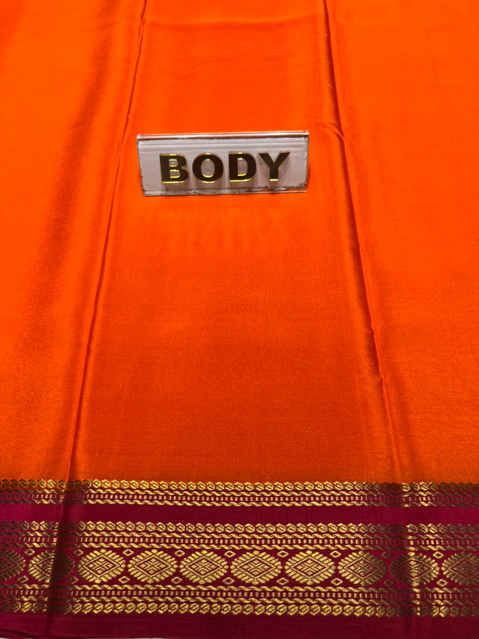 Pure Mysore Silk Saree.