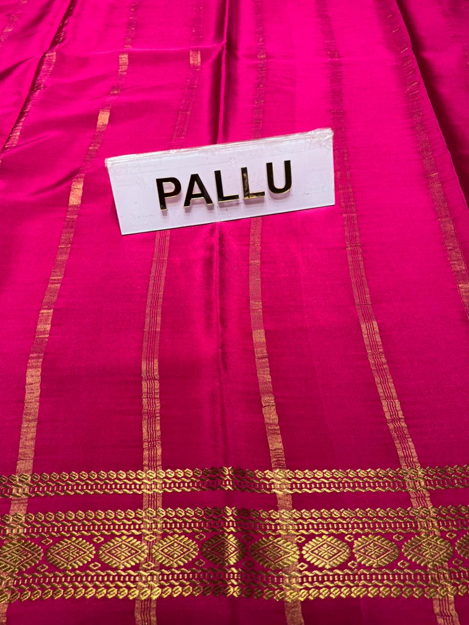 Pure Mysore Silk Saree.