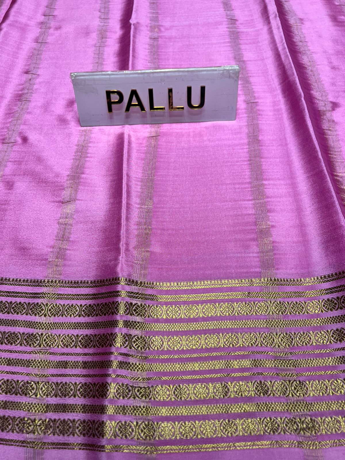 Pure Mysore Silk Saree.