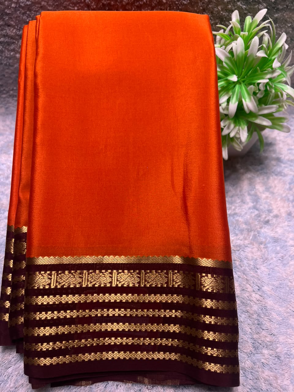Pure Mysore Silk Saree ( 60 Grams )