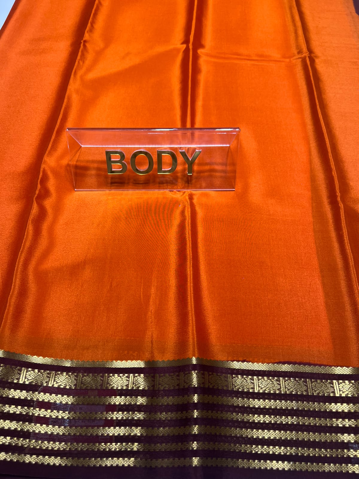 Pure Mysore Silk Saree ( 60 Grams )