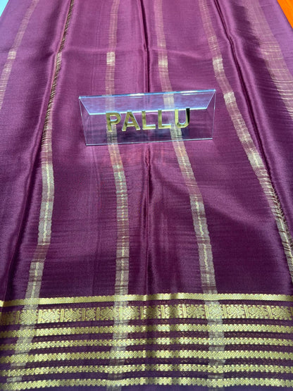 Pure Mysore Silk Saree ( 60 Grams )