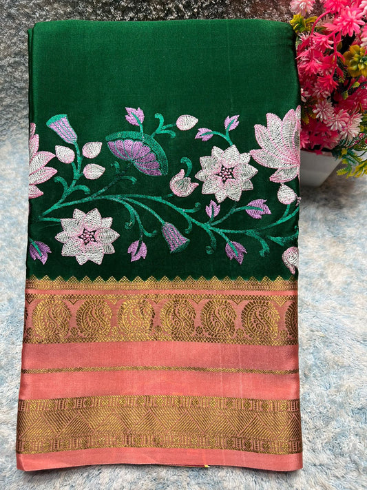 Pure Mysore Silk Saree.