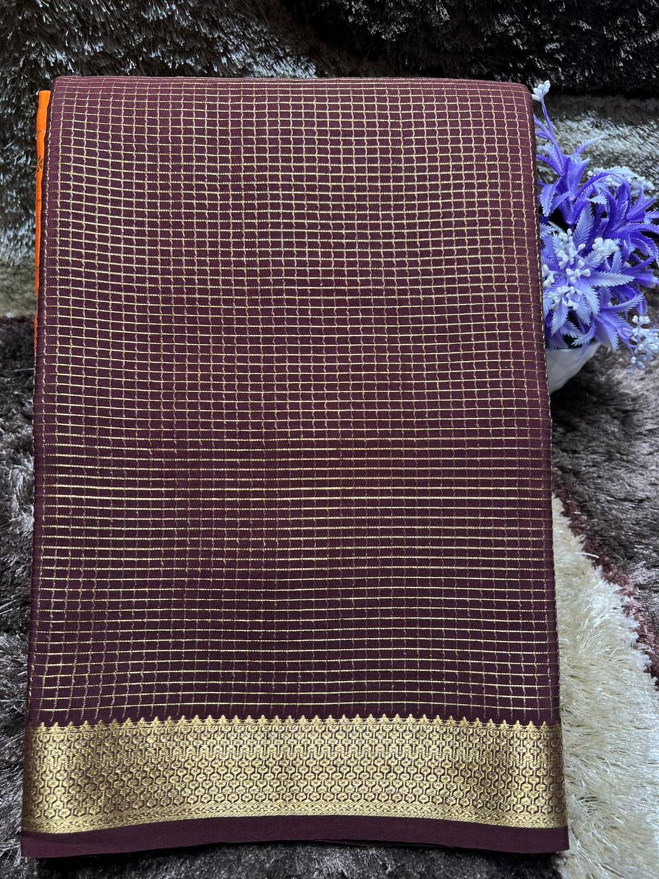Pure Mysore Silk Saree.