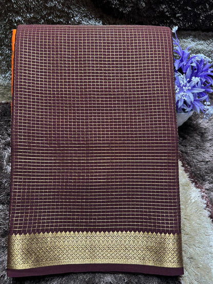 Pure Mysore Silk Saree.