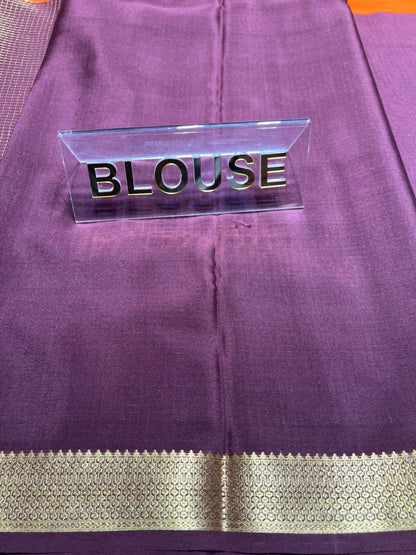 Pure Mysore Silk Saree.