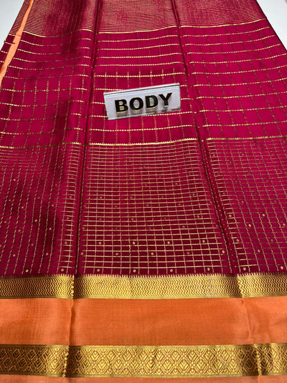 Pure Mysore Silk Saree.