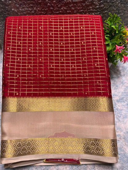 Pure Mysore Silk Saree.