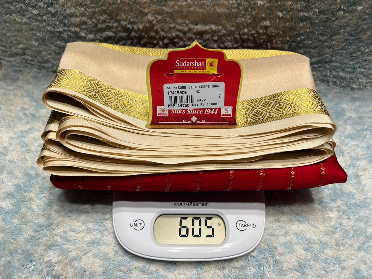 Pure Mysore Silk Saree.