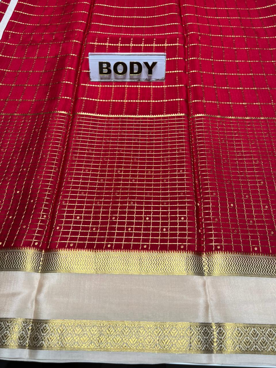 Pure Mysore Silk Saree.