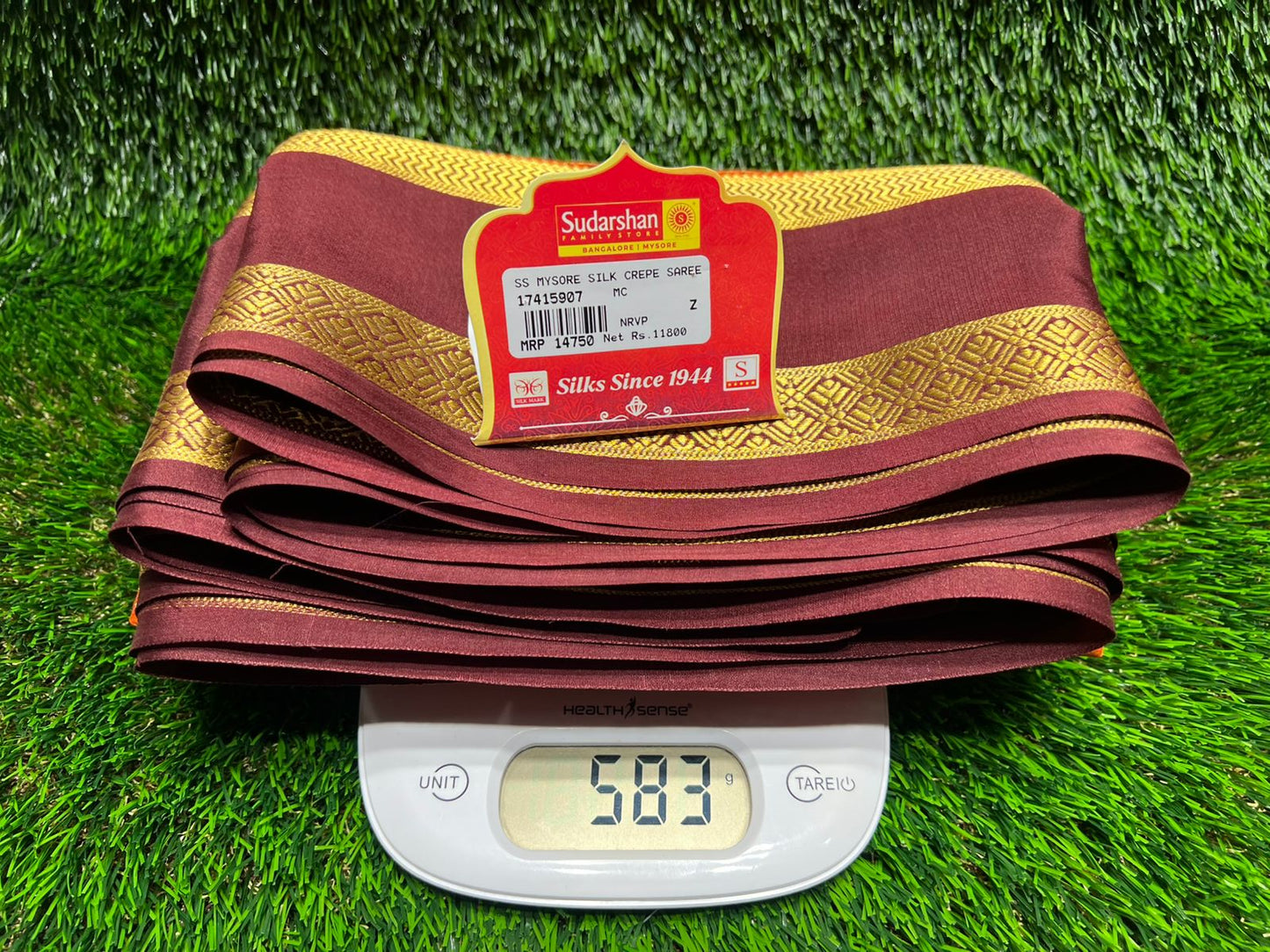 Pure Mysore Silk Saree.
