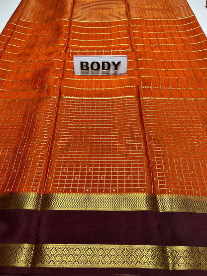 Pure Mysore Silk Saree.