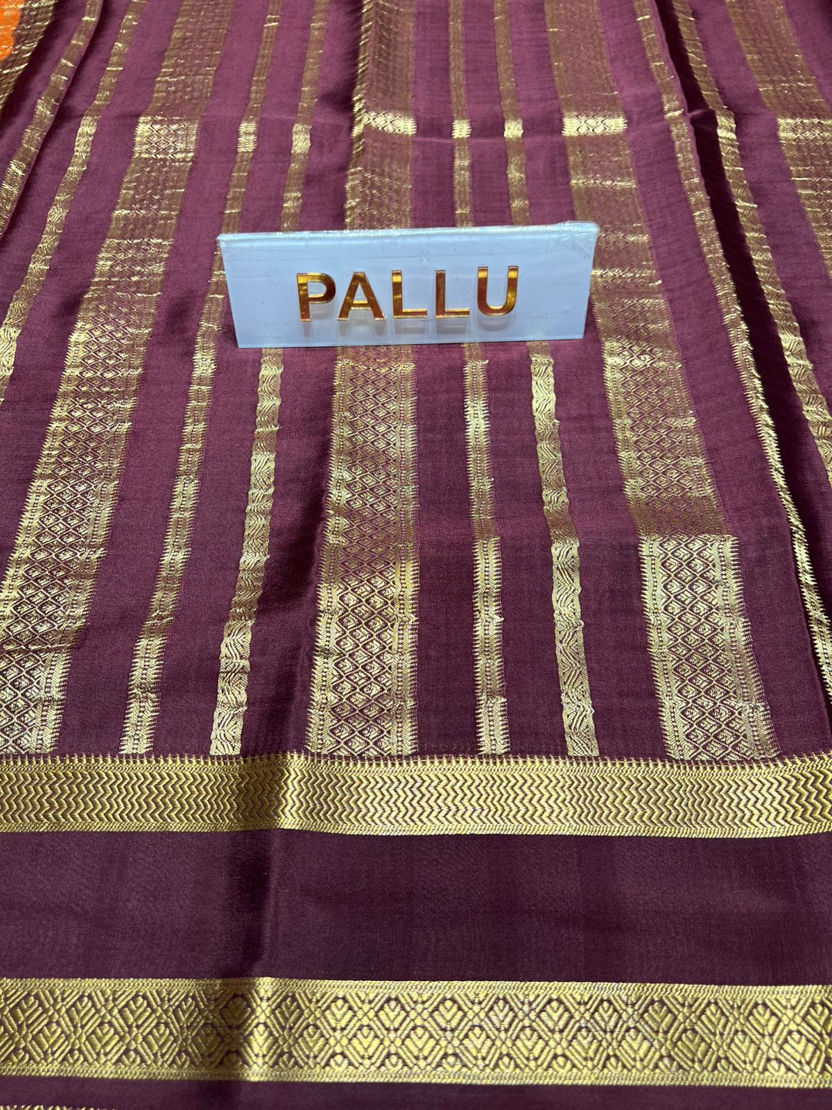 Pure Mysore Silk Saree.
