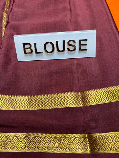 Pure Mysore Silk Saree.