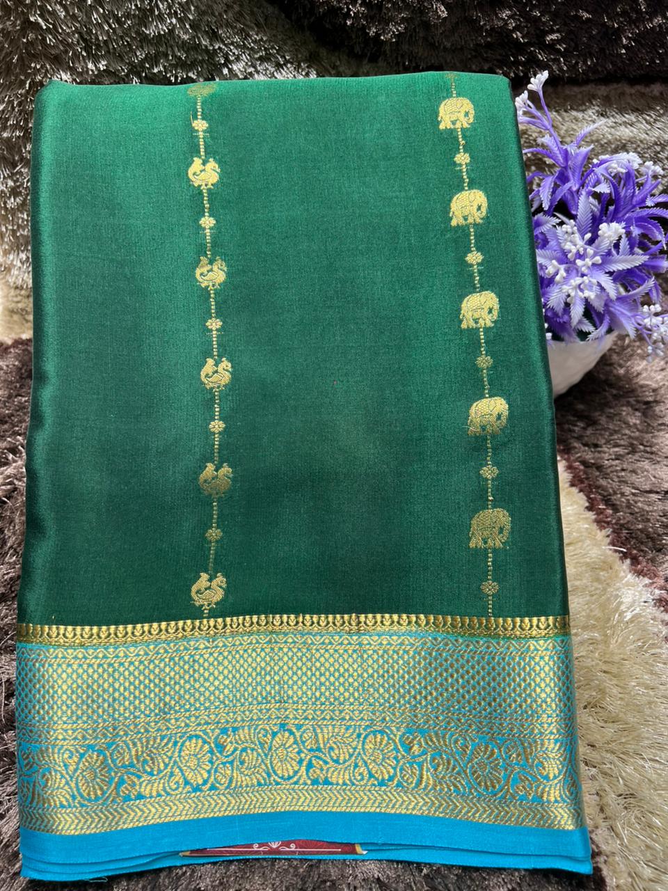 Pure Mysore Silk Saree.
